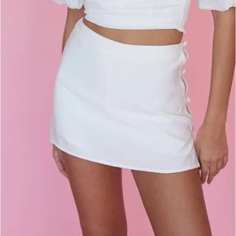 American Threads White Skirt